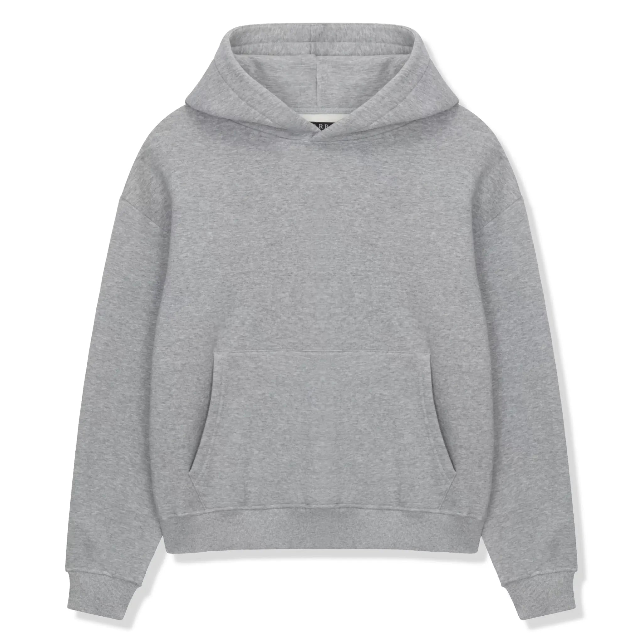 Front View of Preloved - SIARR Essential Light Grey Hoodie